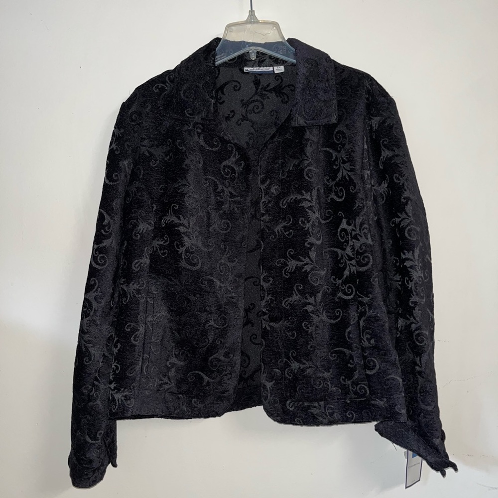 Black pattern Croft and barrow jacket